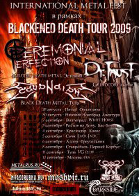 BLACKENED DEATH TOUR 2009